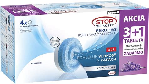 Ceresit STOP WILGOCI AERO 360 1 lawendowy 3 neutralne wkłady do