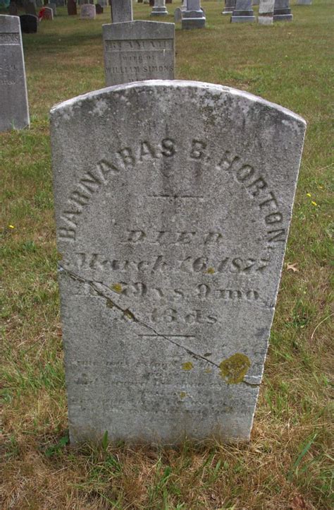 Barnabas Bailey Horton 1797 1877 Find A Grave Memorial