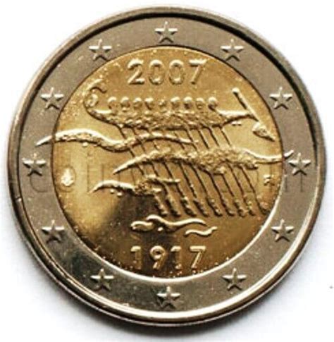 Finland 2 Euro 2007 90th Anniversary Of Independence UNC 2308 EBay