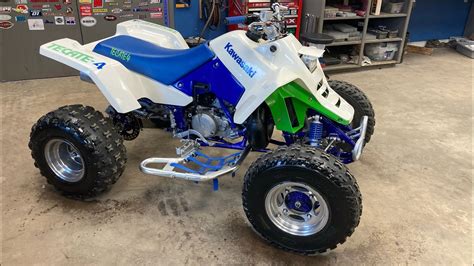 Custom 1988 Kawasaki Tecate 4 KXF250 Build Finished D A Restorations