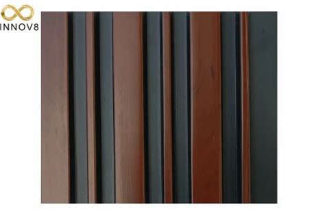 Innov8 Brown Coaster Shape Charcoal Louver Panel For Wall Panels