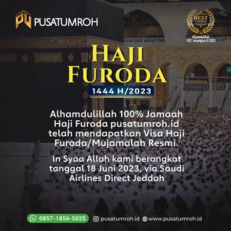 Haji Furoda 2024 Visa Mujamalah In Syaa Allah Tanpa Antri