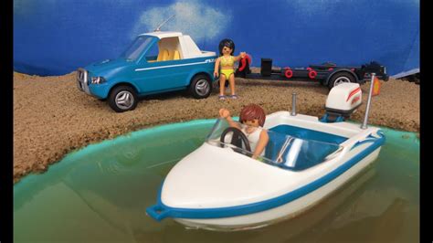 Playmobil Deutsch Summer Fun Surfer Pickup Mit Speedboat Youtube