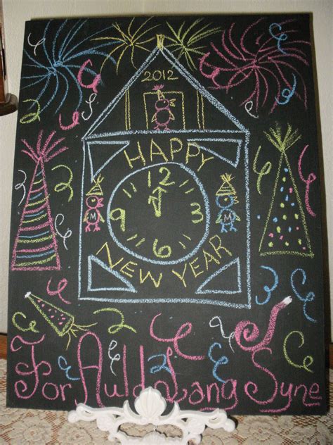 New Year Chalkboard Ideas Pics New Year