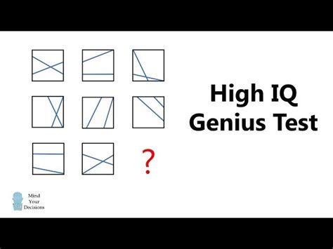 Can You Solve This Mensa Iq Test Schooltube