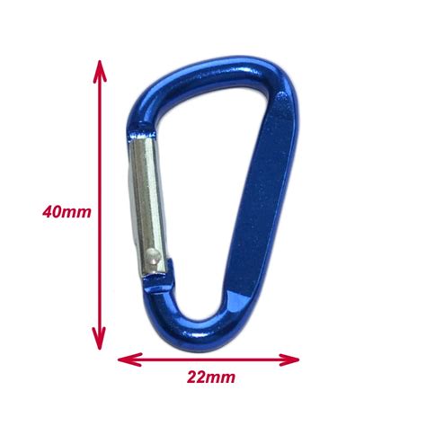 Bulk In Stock Mini Outdoor Camping Carabiner Keychain Hook Custom D