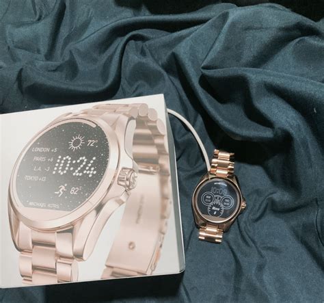 Michael Kors Mkt Access Bradshaw Rose Gold Tone Touchscreen