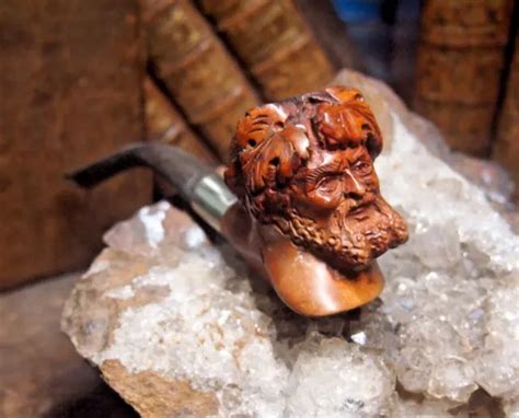 PIPE EN BRUYERE sculptée le Dieu Bacchus ST CLAUDE EUR 49 00 PicClick FR