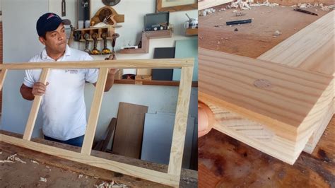 Hacer Bastidores De Madera Con Espiga Caja Para Espiga Abierta