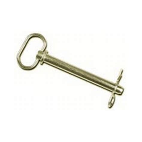 Double Hh Mfg Hitch Pin Zinc Plated Steel X In