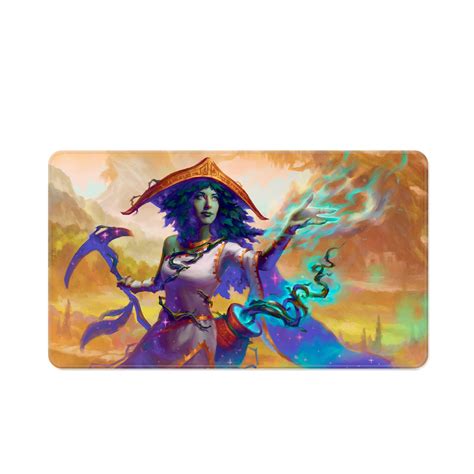 Up Stitched Playmat Magic The Gathering Commander Series 2 Allied Sythis Harvests