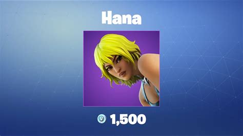 Hana Fortnite Outfit Skin YouTube