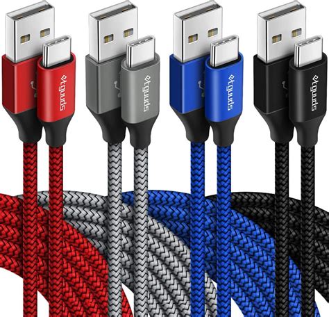 Amazon Etguuds 4 Pack 3ft USB Type C Cable 3A Fast Charging