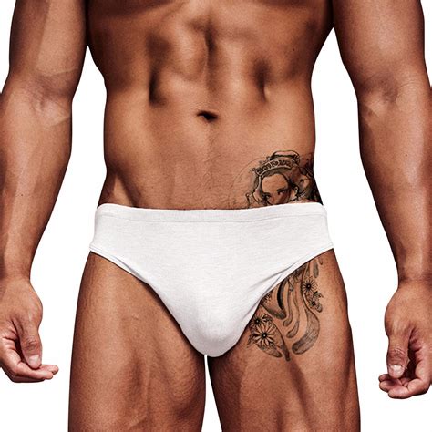 Gubotare Men Boxers Men S High Leg Opening Bikini Underwear Brazilian