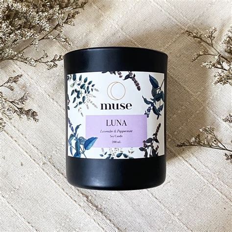 Luna Muse 100 Soy Candle 200ml With Wooden Wick Lazada Ph