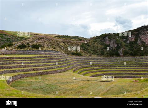 Ancient Inca Circular Agricultural Terraces At Moray Used To Study The