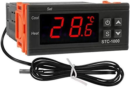 Amazon 2pcs STC 1000 DC 24V 10A Digital LED Temperature Controller