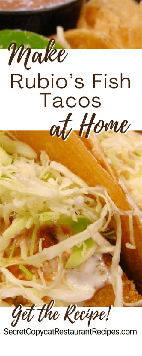 Rubio’s Fish Tacos Recipe - Secret Copycat Restaurant Recipes | Recipe ...