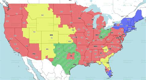 Nfl Week 3 Tv Coverage Maps