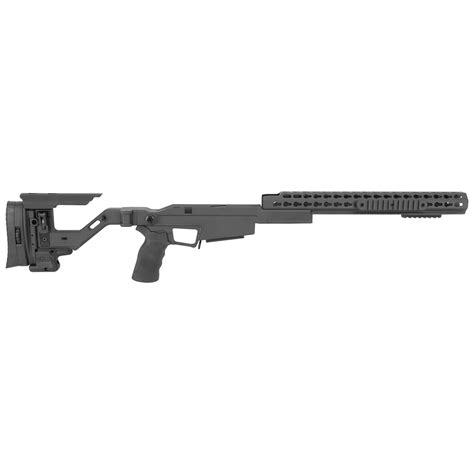 Accuracy International Axsr Aics Rem 700 La 338 Lapua Mag Cip Right Folding 16” Forend Dark