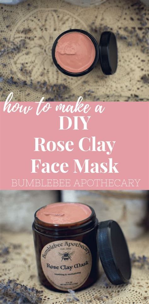 Rose Clay Face Mask Recipe Recipe Clay Face Mask Mask For Dry Skin