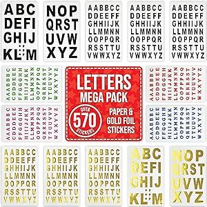 Letterstickers Voor Plakboeken Knutselen Decoreren Meer Dan 570