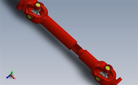 传动轴卡车万向节传动装置solidworkssolidworks 2018模型图纸下载 懒石网