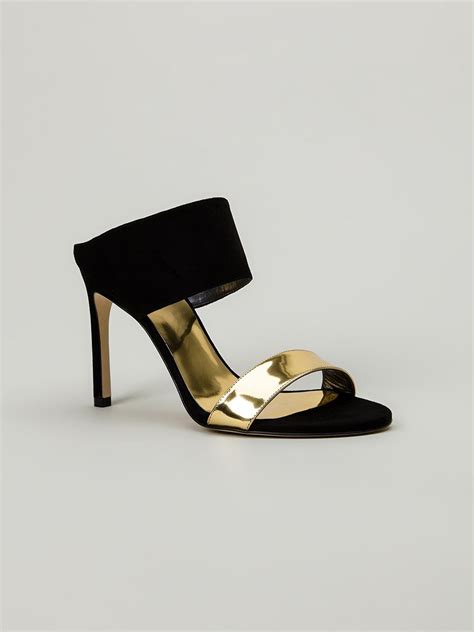 Stuart Weitzman 'my Slide' Sandals in Black | Lyst