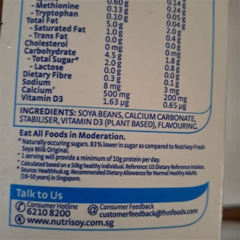 Nutrisoy Fresh Soya Milk No Sugar Added Reviews Abillion