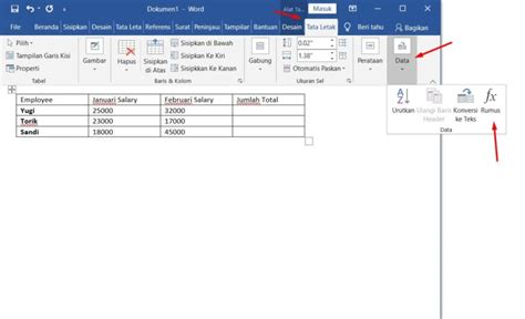 Memasukan Rumus Di Word 1 Excel Rumusnya Bisa Di Copas Copy Paste