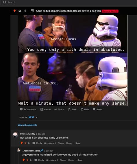 Horny Nibba Detected On R PrequelMemes Soil Lethal Force Engaged Scrolller