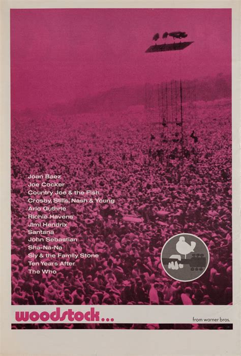 Woodstock Original 1970 U S Brochure Posteritati Movie Poster Gallery