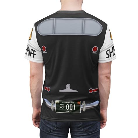 Pixar Cars Costume Sheriff Shirt Disney Cars Costume Etsy