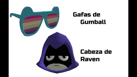 Como Conseguir Unas Gafas De Gumball Y La Cabeza De Raven Gratis Para