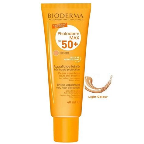 Bioderma Photoderm Max Spf50 Tinted Aquafluid Light 40ml Free Shipping