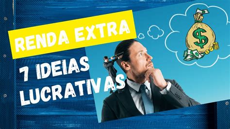 Renda Extra 7 Ideias Lucrativas YouTube