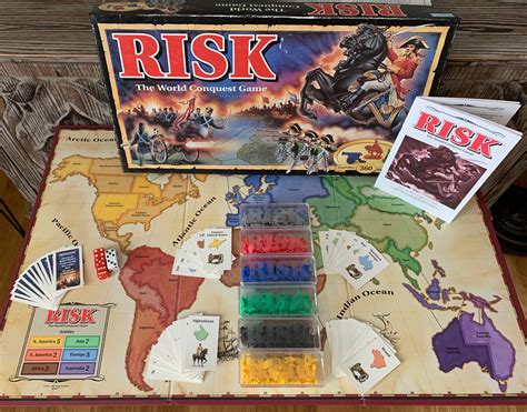 Vintage 1993 RISK World Conquest Board Game By Parker Etsy