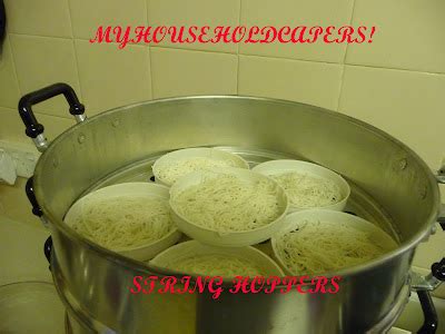 My household capers!: RECIPE: STRING HOPPERS (PUTTU MAYUM)