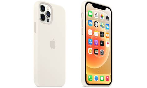 Apple Silikonowe etui iPhone 12 12Pro białe Etui i obudowy na