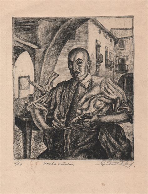 Hombre catalán Santa Fe circa 1941 Hilario Artes Letras Oficios