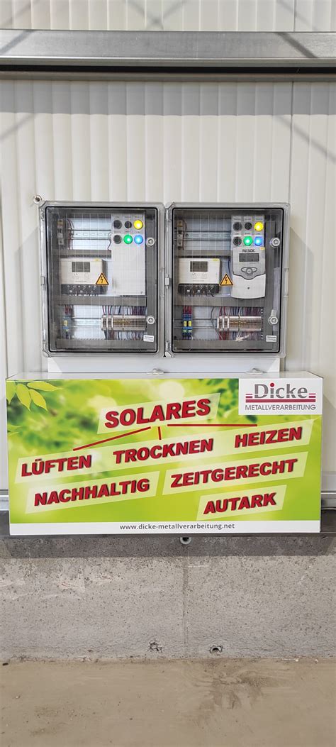 Gro Anlage Zum Solaren Trocknen Und Heizen In Warburg Dicke