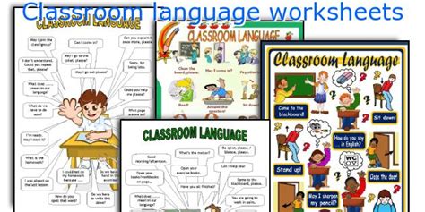 Classroom Language Worksheet