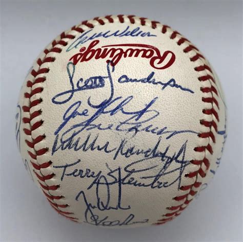 1990 Athletics World Series Logo Baseball Team-Signed by (33) with Tony ...