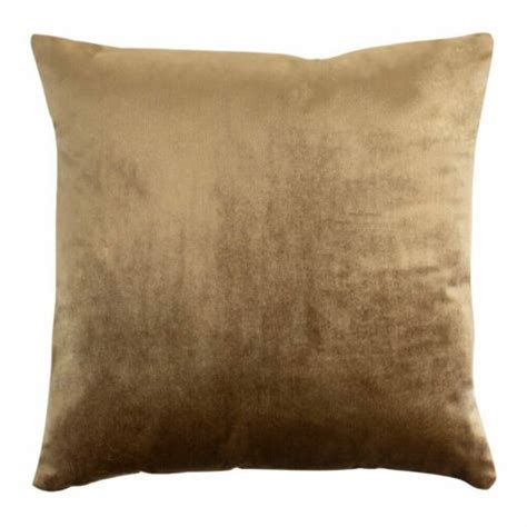 Walnut Brown Velvet Linen Cushion Cover