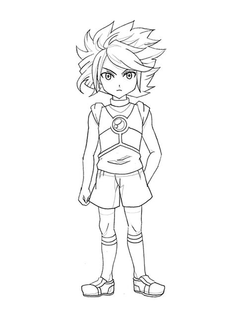 Coloriage Inazuma Eleven Mark Evans T L Charger Et Imprimer Gratuit