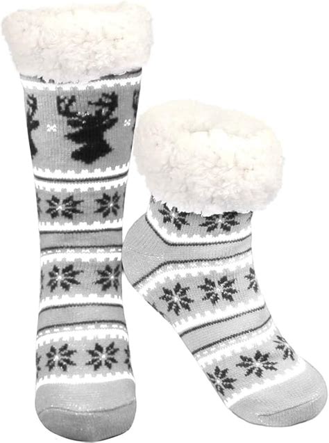 Philonext Chausson Chaussette Femme Chaussettes Slipper Avec Doublure