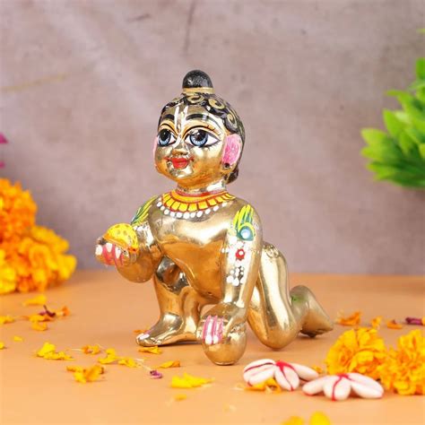 Brass Laddu Gopal Statue At Rs 1100 Kg Moradabad ID 2853779120462