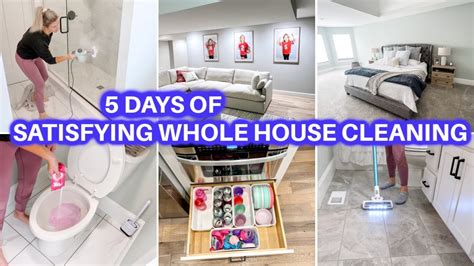 5 DAY EXTREME WHOLE HOUSE CLEAN WITH ME 2023 WHOLE HOUSE SPEED