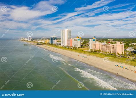 Drone Photography Myrtle Beach South Carolina Stock Image Image Of Altitude Atlantic 156347441