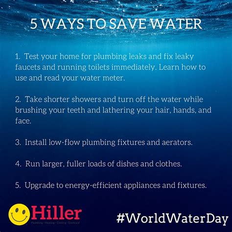 5 Ways To Save Water At